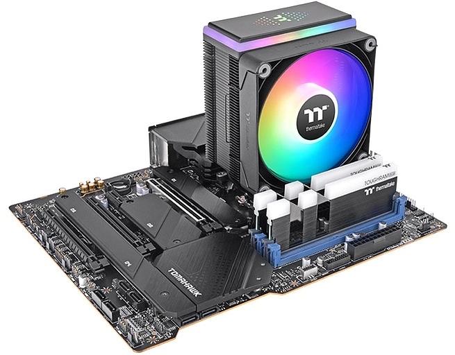 Устройство охлаждения(кулер) Thermaltake Astria 400 ARGB Soc-AM5/AM4/1151/1200/1700 черный Al+Cu 230W Ret (CL-P120-CA12SW-A) фото 5