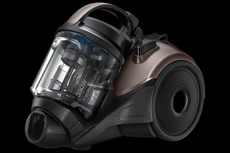 Пылесос SAMSUNG VC15K4169HD gold/black (Мощность 1500 Вт, традиционный/с контейнером, Объем пылесборника 1.3л) (VC15K4169HD/EV) фото 1