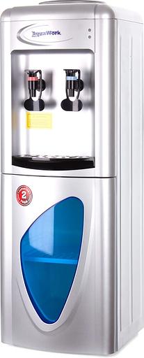 Кулер Aqua Work 0.7LR напольный компрессорный серебристый фото 1