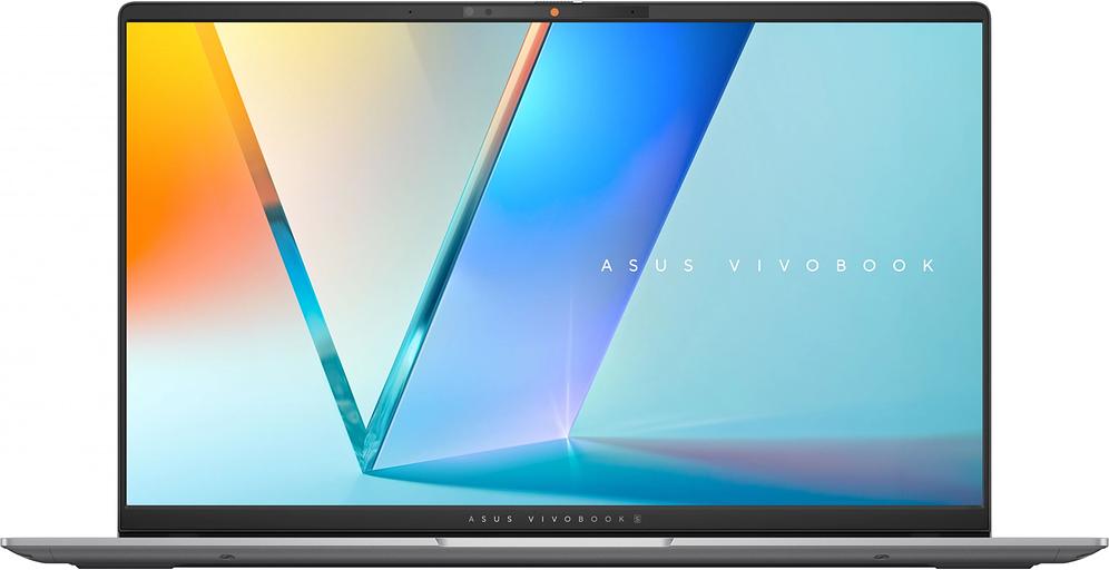 Ноутбук Asus Vivobook S 15 OLED S5507QA-MA052W Snapdragon X Elite X1E 78 100 32Gb SSD1Tb Qualcomm Adreno 15.6" OLED 3K (2880x1620) Windows 11 Home silver WiFi BT Cam (90NB14Q2-M00630) фото 2