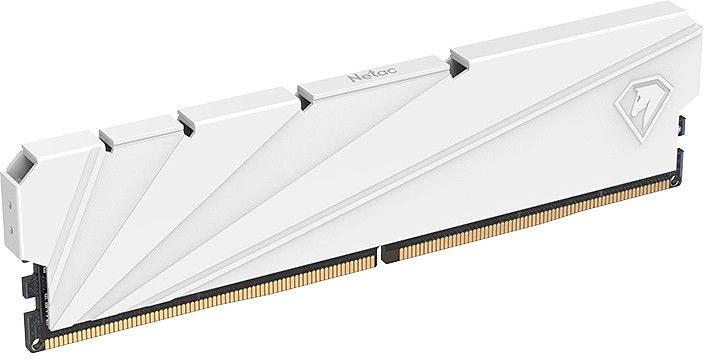 Оперативная память Netac Shadow S 16GB (2x8GB) DDR4-3200 (PC4-25600) C16 White 16-20-20-40 1.35V XMP Dual DIMM Kit (NTSSD4P32DP-16W) фото 3