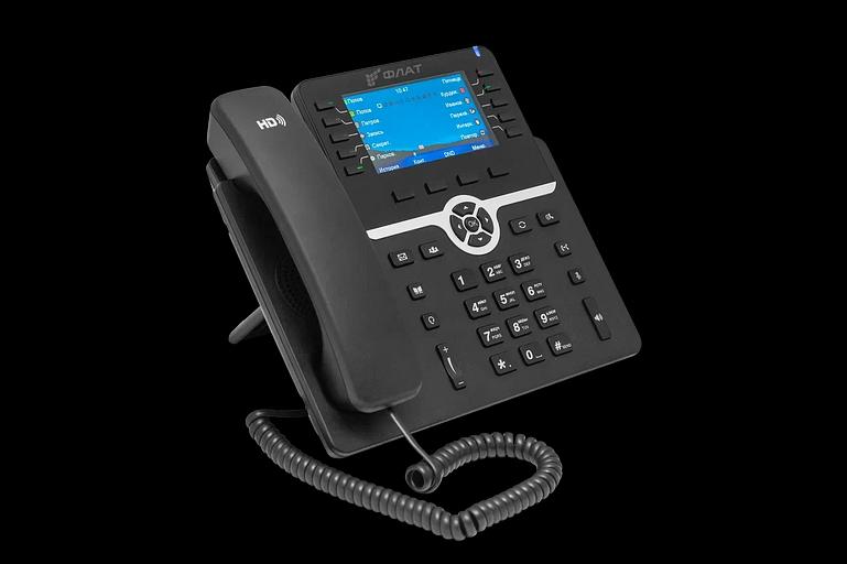 IP-телефон ФЛАТ-ПРО - Российское VOIP оборудование. ФЛАТ-ПРО Flat-Phone-B10P/RU фото 2