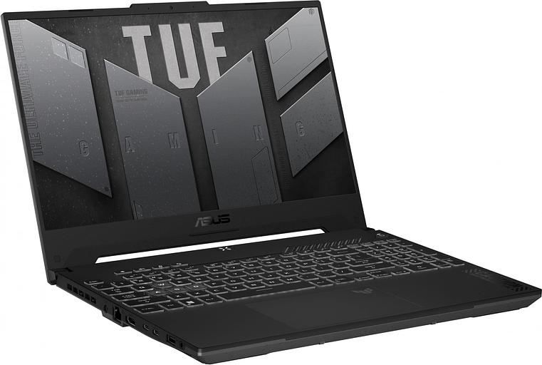 Ноутбук Asus TUF Gaming F15 FX507ZI4-LP041 Core i7 12700H 32Gb SSD1Tb NVIDIA GeForce RTX4070 8Gb 15.6" IPS FHD (1920x1080) noOS grey WiFi BT Cam (90NR0FV7-M003H0) фото 3