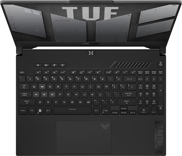Ноутбук Asus TUF Gaming F15 FX507ZI4-LP041 Core i7 12700H 32Gb SSD1Tb NVIDIA GeForce RTX4070 8Gb 15.6" IPS FHD (1920x1080) noOS grey WiFi BT Cam (90NR0FV7-M003H0) фото 5