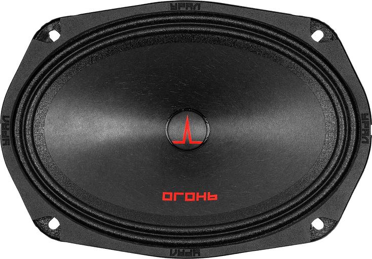 Колонки автомобильные Ural Огонь ОГ-69 (без решетки) 180Вт 93дБ 4Ом 16x23см (6x9дюйм) (ком.:2кол.) широкополосные однополосные фото 1