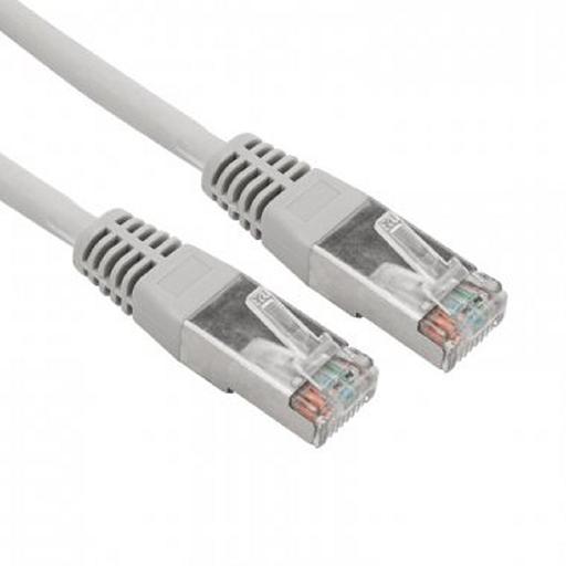 Rexant (02-0110-03) Патч-корд F/UTP, CAT 5e, RJ45-RJ45, 26AWG, LSZH, серый, 0,3м фото 1