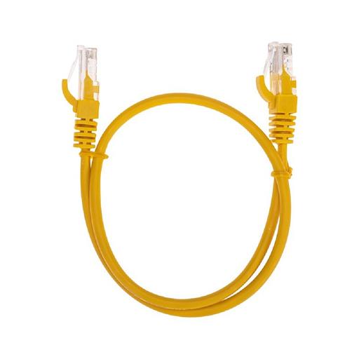 Rexant (02-0105-05) Патч-корд U/UTP, CAT 5e, RJ45-RJ45, 26AWG, LSZH, желтый, 0,5м фото 1