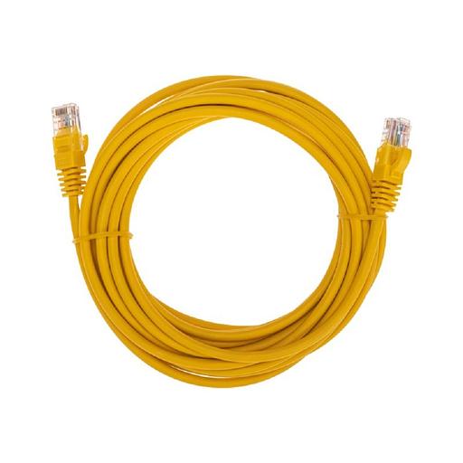 Rexant (02-0105-5) Патч-корд U/UTP, CAT 5e, RJ45-RJ45, 26AWG, LSZH, желтый, 5м фото 1