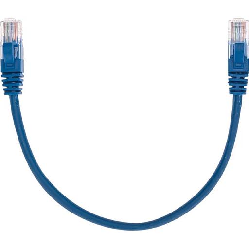 Rexant (02-0104-03) Патч-корд U/UTP, CAT 5e, RJ45-RJ45, 26AWG, LSZH, синий, 0,3м фото 1