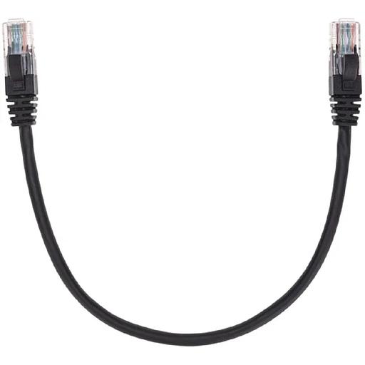 Rexant (02-0102-03) Патч-корд U/UTP, CAT 5e, RJ45-RJ45, 26AWG, LSZH, черный, 0,3м фото 1
