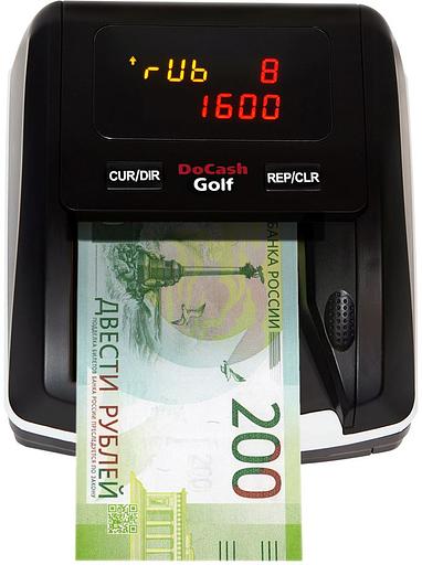 Детектор банкнот DoCash Golf 12953 автоматический рубли АКБ фото 1