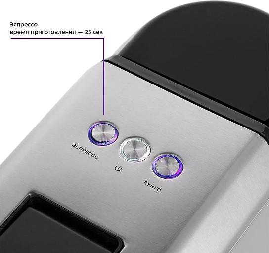 Кофемашина Kitfort КТ-7192 1450Вт серебристый/черный фото 3