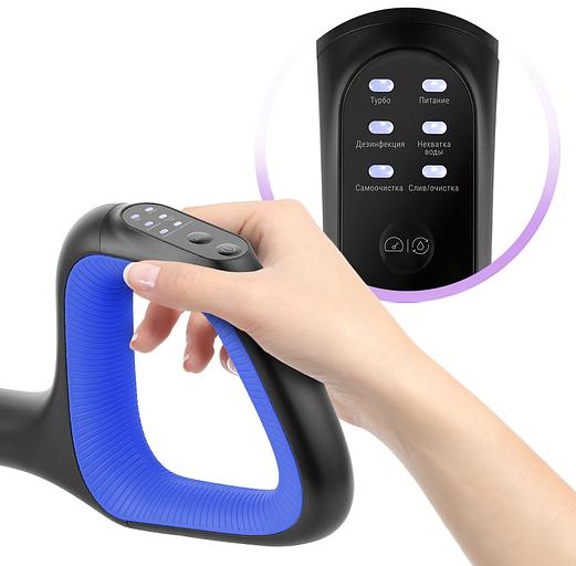 Пылесос моющий Kitfort КТ-5238-2 125Вт синий/черный фото 5