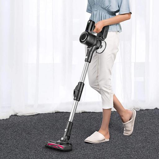 Пылесос ручной Kitfort КТ-5168-3 150Вт черный/белый (в компл.:1мешок) фото 2