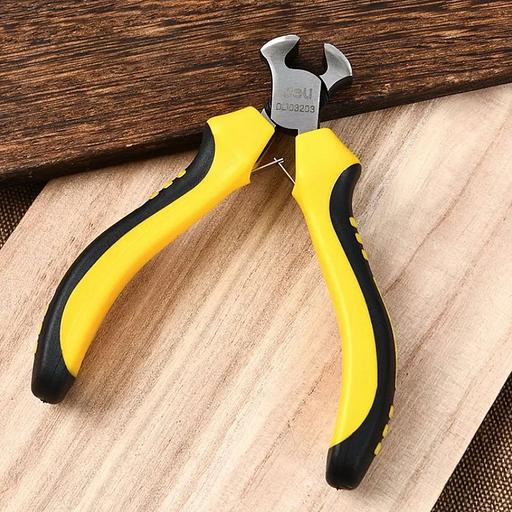 Мини-кусачки торцовые Deli DL103203 100мм, двухкомпонентная рукоять фото 2