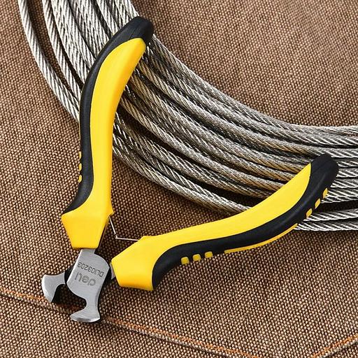 Мини-кусачки торцовые Deli DL103203 100мм, двухкомпонентная рукоять фото 4