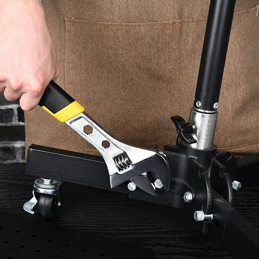 Разводной ключ Deli DL30112 150мм, обрезиненная ручка, диапазон захвата 0-36мм фото 5