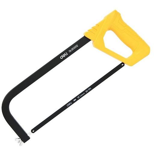 Ножовка по металлу, дереву, пластику Deli DL353212 300мм, пильное полотно из стали 65Mn, пластиковая ручка фото 1