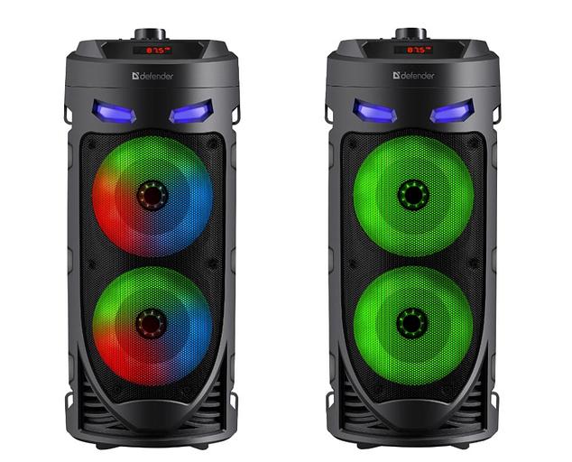 Портативная колонка Defender Crashboom black (16Вт, bluetooth, Light, FM, USB, LED, AUX) (65085) фото 3