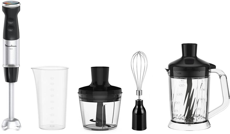 Блендер погружной Moulinex DD67L810 1000Вт серебристый/черный фото 3