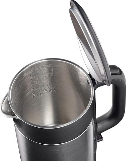 Чайник электрический Panasonic NC-CWK51 1.7л. 1500Вт нержавеющая сталь/черный корпус: полупропилен/нержавеющая сталь фото 2