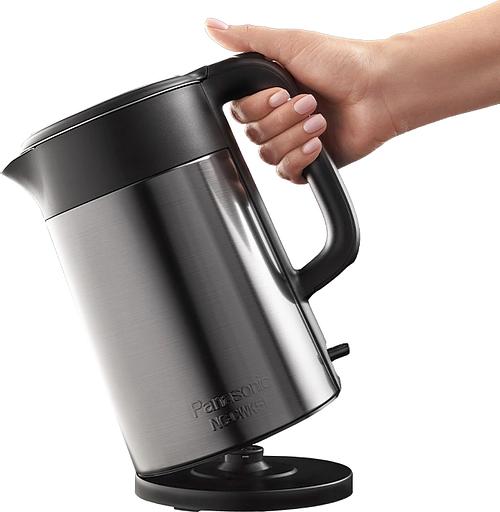 Чайник электрический Panasonic NC-CWK51 1.7л. 1500Вт нержавеющая сталь/черный корпус: полупропилен/нержавеющая сталь фото 3