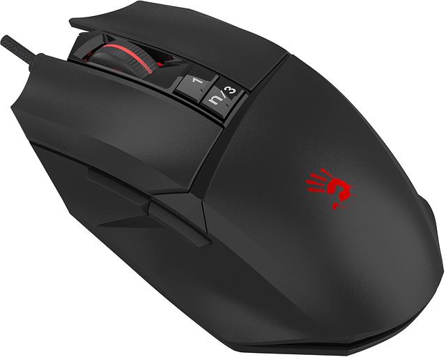 Мышь A4Tech Bloody W65 Max Mini черный оптическая (12000dpi) USB (9but) фото 7