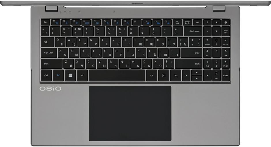 Ноутбук Osio FocusLine B150i-006s Intel N N100 8Gb SSD512Gb Intel UHD Graphics 15.6" IPS FHD (1920x1080) Windows 11 Home silver WiFi BT Cam 5000mAh фото 4