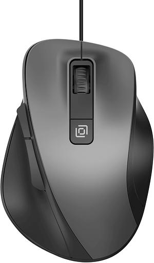 Мышь Оклик 504M черный/серый оптическая (3600dpi) silent USB (6but) фото 1