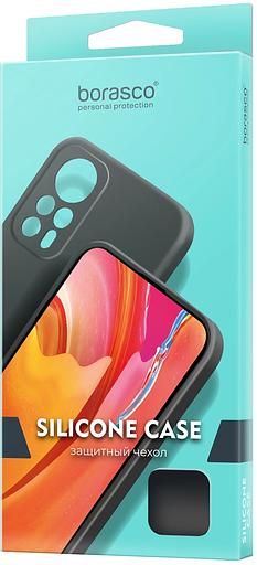 Чехол (клип-кейс) BoraSCO для Xiaomi POCO F6 Pro Silicone Case черный (73394) фото 3
