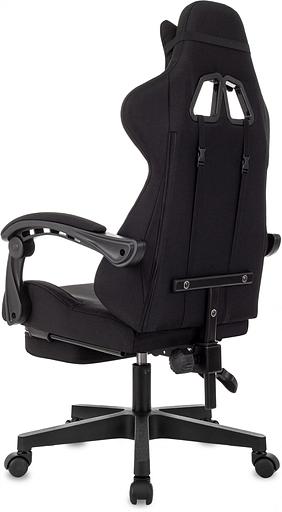 Кресло игровое Zombie Shadow черный Neo Black крестов. пластик подст.для ног фото 5