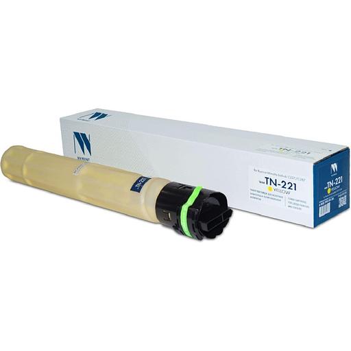 Тонер-картридж NVP совместимый NV-TN-221 Yellow для Konica Minolta bizhub C227/C287 (21000k) фото 1