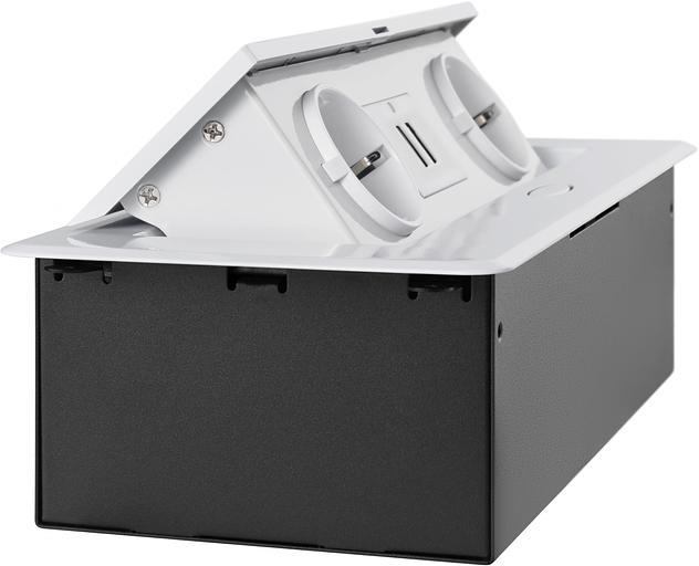 Розетка Cactus CS-SOCKET-EU/USBA-WH для столешницы белый фото 3