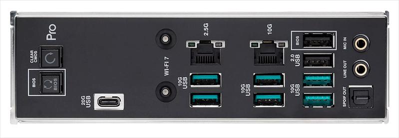 Материнская плата ASUS PRO WS TRX50-SAGE WIFI, AMD TRX50, 4*DDR5, 4*SATA, 3*M.2, 6*USB 3.2, 2*USB 2.0,Type-C, 5*PCIx16, CEB; 90MB1FZ0-M0EAY0 (PRO WS TRX50-SAGE WIFI) фото 3