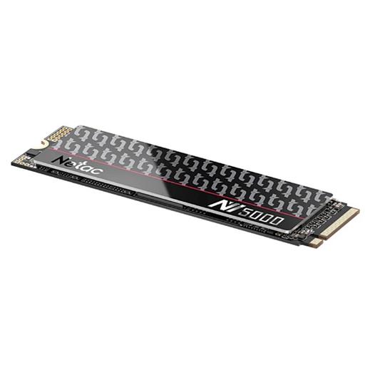 Ssd накопитель Netac SSD NV5000-T 500GB PCIe 4 x4 M.2 2280 NVMe 3D NAND SSD, R/W up to 4800/2700MB/s, IOPS(R4K) 200K/440K, TBW 320TB, with heat spreader, 5y wty (NT01NV5000t-500-E4X) фото 1