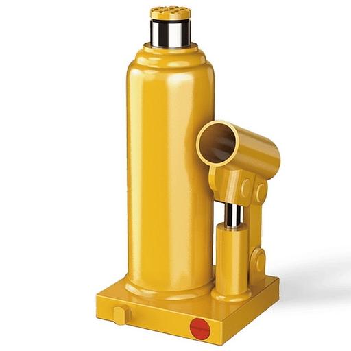 Грузоподъёмное оборудование Deli Домкрат бутылочный гидравлический Deli DQ71012 макс.грузоподъемность 12 т, высота подхвата 235мм, высота подъема 470мм, рабочий ход 155мм, ход выдвижного винта 80мм фото 1