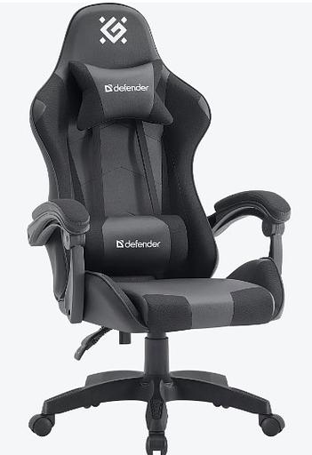 Офисное кресло OKAS BLACK/GREY PU 64054 DEFENDER фото 1