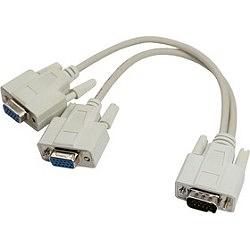 Rexant (17-6834) ПЕРЕХОДНИК шт.VGA - 2гн.VGA (провод) серый фото 1