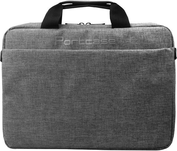 Сумка для ноутбука 14" Portcase KCB-1614 серый нейлон/полиэстер (KCB-1614 GREY) (упак.:25шт) фото 2