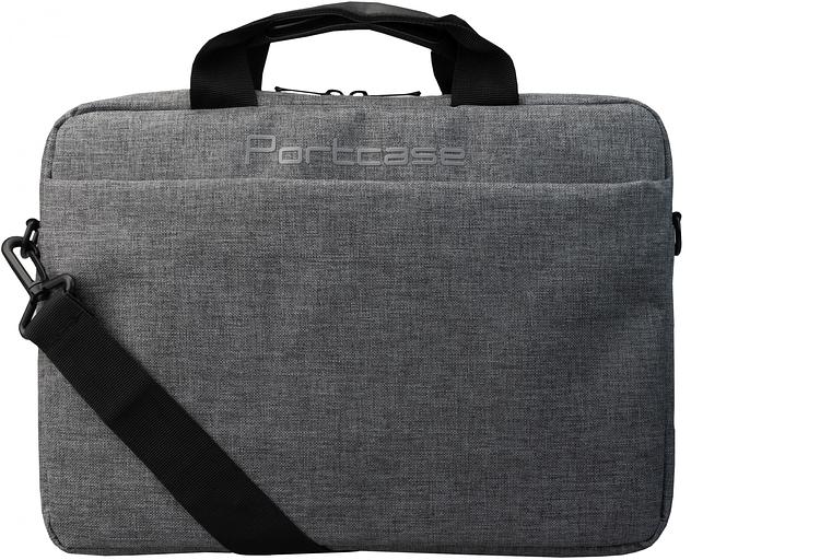 Сумка для ноутбука 14" Portcase KCB-1614 серый нейлон/полиэстер (KCB-1614 GREY) (упак.:25шт) фото 8