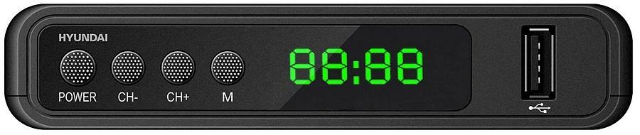 Ресивер DVB-T2 Hyundai H-DVB520 + WiFi-адаптер черный фото 2
