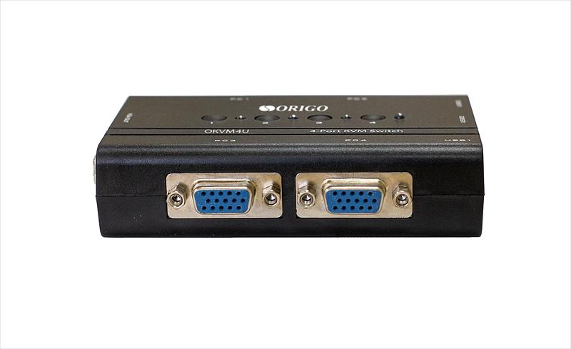 Переключатель ORIGO 4-портовый KVM-переключатель с портами VGA и USB (OKVM4U/A1A) фото 2
