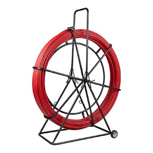 Rexant (47-1150) Протяжка кабельная (УЗК в тележке), стеклопруток, d=11,0мм, 50м, красная фото 1