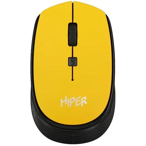 Мышь HIPER беспроводная HOMW-085 {1600dpi, желтый, USB, 4кнп} фото 1