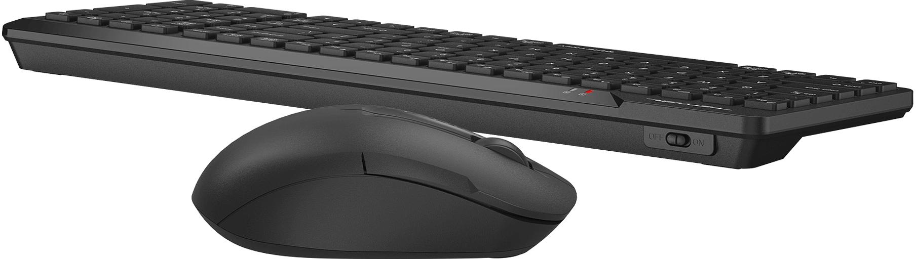 Клавиатура + мышь A4Tech Fstyler FG2300 Air2 клав:черный мышь:черный USB беспроводная slim (FG2300 AIR2 BLACK) фото 6