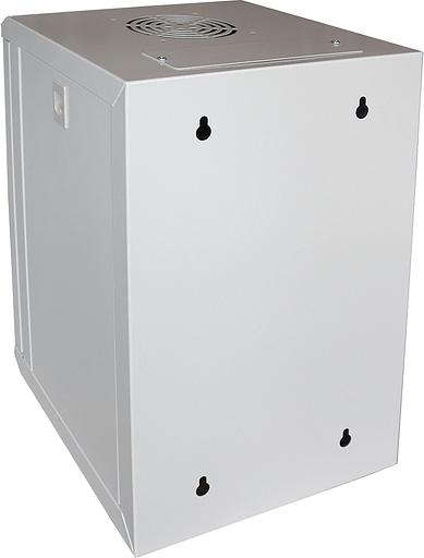 Шкаф коммутационный Lanmaster (TWT-CBW10G-6U-3X3-GY) настенный 6U 312x300мм пер.дв.стекл 30кг серый фото 2