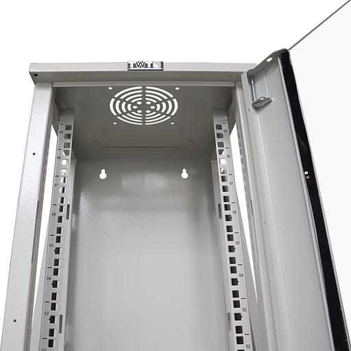 Шкаф коммутационный Lanmaster (TWT-CBW10G-6U-3X3-GY) настенный 6U 312x300мм пер.дв.стекл 30кг серый фото 3