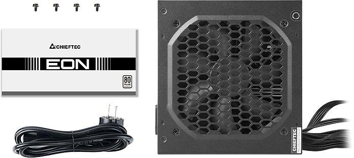 Блок питания Chieftec ATX 400W EON ZPU-400S 80 PLUS WHITE 24pin APFC 120mm fan 4xSATA фото 6