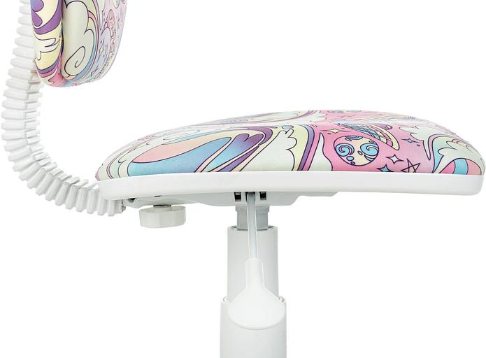 Кресло детское Бюрократ CH-W204NX мультиколор луна розовая крестов. пластик пластик белый фото 6