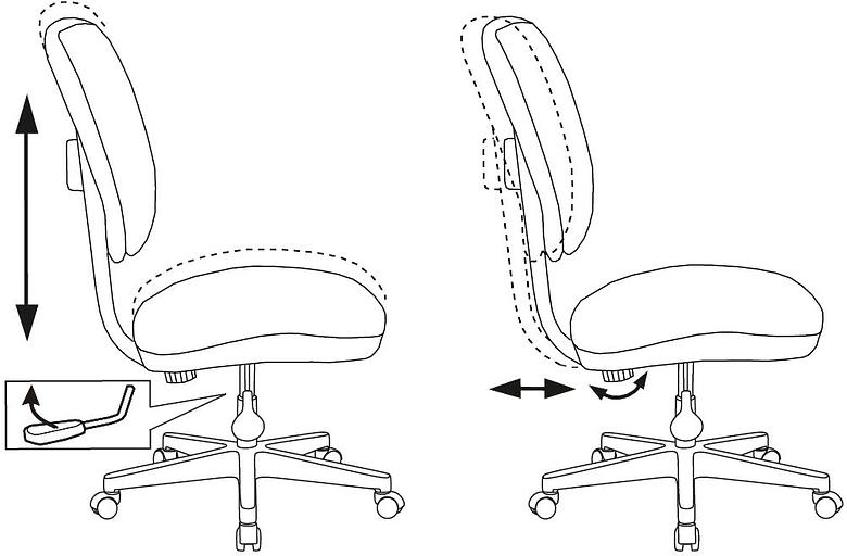 Кресло детское Бюрократ CH-W204NX мультиколор луна розовая крестов. пластик пластик белый фото 7